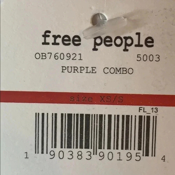 Free People Purple Combo Lace Bandeau Bra - Picture 5 of 6